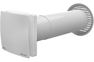 ELICENT | Rec Duo 100, ø100 mm, Unità di Ventilazione VMC decentralizzata con Doppio Flusso e Recupero di Calore, Made in Italy