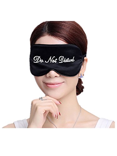Moolecole Creative Comfy Lightweight Lace Sleep Mask Light Blocking Eye Mask for Sleeping, Travel, Napping, Meditation, and Dry Eyes - Do Not Disturb