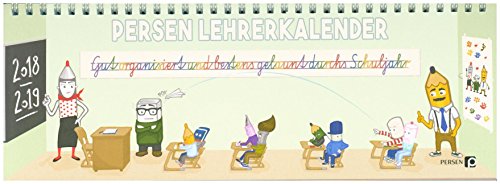 Preisvergleich Produktbild PERSEN Lehrerkalender 2018 / 19: Lehrerplaner, Schuljahresplaner, Schuljahreskalender, Lehrer-Tischkalender, Lehrer-Wochenkalender (Alle Klassenstufen)