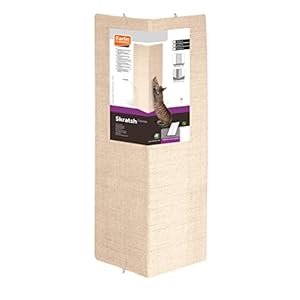 Karlie 46243 Rascador de Pared Sisal para Gatos, 28 x 80 cm, Beige
