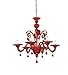 Produktbild Rossini Beleuchtung a.10470 – 30 Kronleuchter aus Murano Glas E14, 42 W, Rot