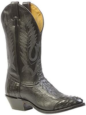 American Boots - Cowboy Exotic (Ostrich) BO-1513-72-E (Normal Walking) - Men - Black