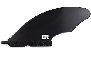 Eisbach Riders US-Box Flexible SUP River Fin – Touring River and Seagrass Fin Made in Germany – Centre Fin Suitable for Many Stand Up Paddle Boards (Size 4.7 Inches)