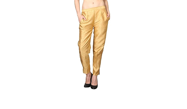 Gold color cigarette pants Clearance