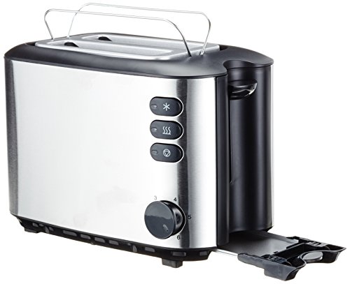 AmazonBasics Toaster, Leistung: 850 W, gebürsteter Edelstahl - 2