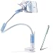Produktbild First2savvv LR-CQT-03G4 blau Universal Handy Halter Halterung flexible Schwanenhals-Kit lange Arm-Desktop-Bett Küche Gym Faule Haltewinkel-Halter-Standplatz für Iphone 4 4s 5 5s 5c 6 Iphone 6 plus 6s ipod touch 4 ipod touch 5th generation sony xperia Z E L SP ZR M z Ultra Z1 E1 Z1 compact Z2 M2 T3 Z3 M dual Xperia M2 Aqua Z3 compact E3 T2 Ultra Z3 LTE M2 LTE Z1 LTE Z4 music Z4 Compact Xperia E4 BlackBerry Bold 9900 9790 Curve 9320 mit Silber Touch-Pen