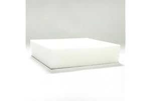 SaRani Imbottitura per Cuscini Spessore Sedie Gommapiuma Coprisedie Morbida 30 kg/mc (45 x 45 x 5 cm)