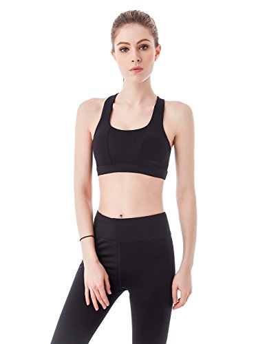 JIMMY DESIGN Damen High Impact Sport bh X-Rücken – S, M, L, XL - 2