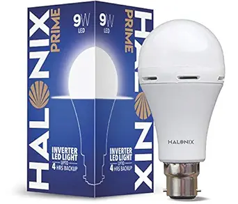 Halonix Inverter LED Bulb B22 9-Watt - White