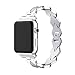 Produktbild bingT Ersatz für Apple Watch Armband 42mm 44mm, Ersatz Uhrenarmband, Komfortables langlebiges Metall Uhrenarmband Armband für iWatch Series 4, Series 3, Series 2, Series 1 (Silber)