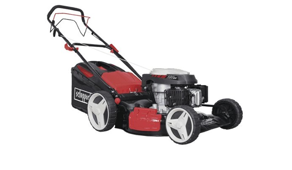 Scheppach Ms196 53 Cm Petrol Lawn Mower Wheel Drive 53 Cm 196 Cc Mower New Amazon De Garden