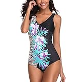 Yvelands Damen bademode Badeanzüge Siamese Bikini Set Push-Up StripeSwimwear Beachwear Badeanzug