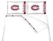 Produktbild Unbekannt NHL Montreal Canadiens Micro Faser Bettlaken-Set, King Size, Weiß