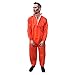 Price comparison product image Ss Orange Prisoner Overall Jumpsuit Boiler Suit Convict Inmate Fancy Dress Costume (XXX-Large)