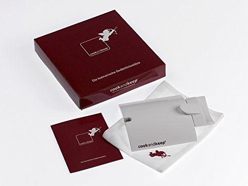 Cookandkeep® Rezepthalter Ergonomisch Höhenverstellbar Notizhalter Kunststoff Hochglänzend Weiß - 3