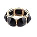 Shining Diva Fashion Black Stone Coff & Kadaa Bracelet For Girls & Women RS.399.00
