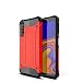 Produktbild LAGUI Hülle Geeignet für Samsung Galaxy A7 2018, Stylisch Trend Handyhülle, Rugged TPU/PC Dual Layer Hybrid Outdoor Handyhülle, Anti-Scratch, Shockproof Schale. rot