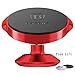 Produktbild Autohalterung Baseus Handy Halterung Magnet Auto Halterung 360 Grad Armaturenbrett KFZ Halterung Magnet Smartphone Halterung für iPhone X 8 7 Plus, Samsung S9 S8 S7 Note 8 und jedes andere Smartphone oder GPS(Rot)