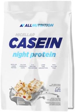 All Nutrition Micellar Casein Night Protein Powder, Chocolate