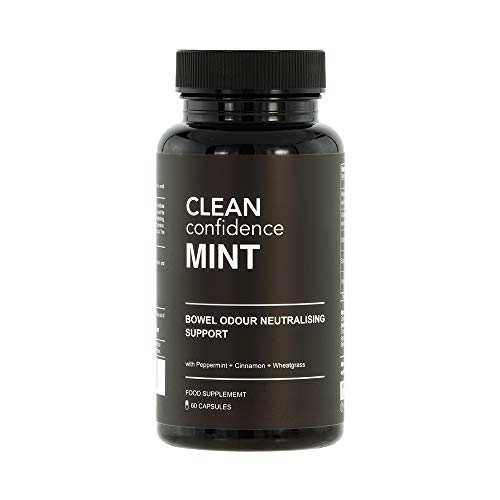Clean Confidence MINT Soporte Neutralizador de Olores Intestinales - 60 Cápsulas - Suministro para un mes por ConfidentU