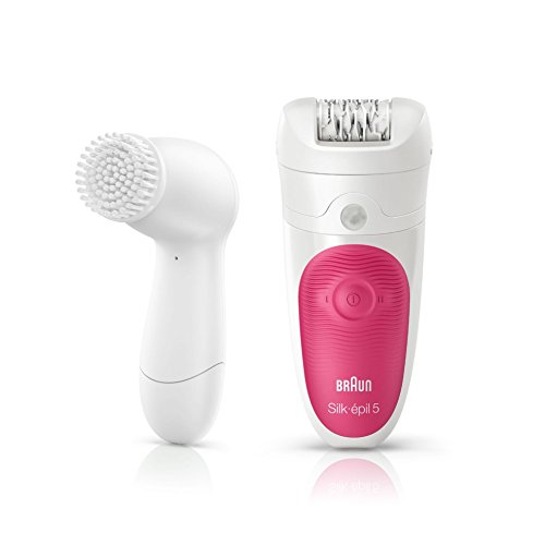 Braun Silk-épil Epilierer Bibi-Edition mit Gesichtsreinigungsbürste, rosa - 2