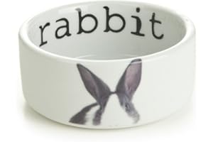Beeztees Ceramic Bowl Snapshot Rabbit, 11.5 x 4 cm