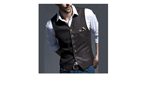 YZRDY British Style Men Suit Vest 