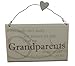 Produktbild Grandparent Gift Plaque - Of all the Grandparents in the world I got the best ones...YOU by Fenton China