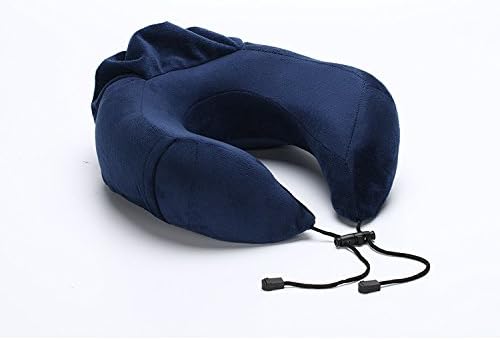 The U-shaped pillows memory cotton U-shaped Pillows can admit portable multifunction travel pillows 30*27*13cm navy woolen cloth cut
