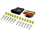 Produktbild IMAGINE 10 tlg 6 Poliger Stecker Steckverbinder Wasserdicht Schnellverbinder IP67 AMP PA66 Nylon Steckdose Set für KFZ LKW Auto Kayak Boote Roller Motorrad