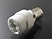 Produktbild 1 Stück B15 B15D / BA15D Adapter auf G9 Sockel Converter für Halogen und LED Stiftsockel