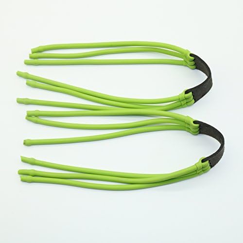 Professional Adjustable Hunting Steel Slingshot,AIDESI Catapult Slingshots with Quality Rubber Bands, Launcher with Ergonomic Molded Handle Grip and 40 Extra Slingshot Ammo - 100% Tested (Green)