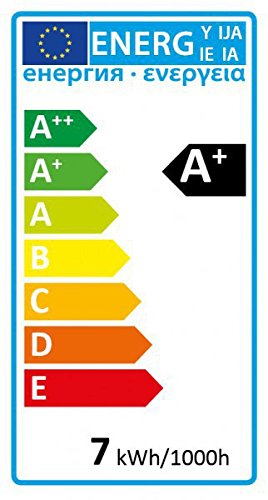 Hochwertige LED Wandleuchte UpDown Alu inkl. 2x LED GU10 Markenstrahler von LEDANDO 7W – grau – warmweiß – für Innen und Außen – IP44 - 7