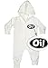 Oi! Baby All-In-ONE Sweatsuit vanilla -  Beige - 6-9 Months