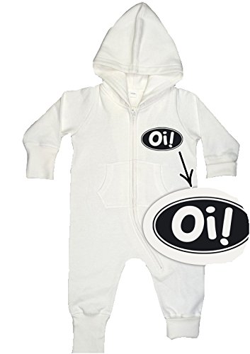 Oi! Baby All-In-ONE Sweatsuit vanilla -  Beige - 6-9 Months