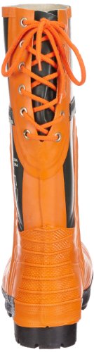 Schnittschutz-Gummistiefel, Schnittschutzklasse 2 (=24m/s), CE 0321, EN ISO 20345, Farbe: orange, verschiedene Größen - 2