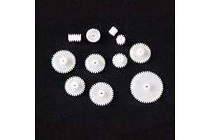 11 Kinds of Plastic Shaft Crown Differential Gears DIY For Toy Robot