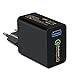 Produktbild 18W 5V/2A 9V/1,67A 12V/1,5A USB Ladegerät Fast Charging Kabel für Smartphones & Tablets and Other USB Ladende Devices