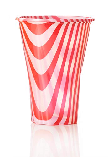 Alcas 049001040 Bicchiere Drink Mix, Plastica, Rosso