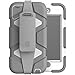 Produktbild Griffin Survivor All-Terrain Schutzhülle für Apple iPod Touch 5. & 6. Gen - Weiß/Grau [Gürtelclip I Militär-Standard I Displayschutzfolie I Extrem widerstandsfähig] - GFB-001-WHT