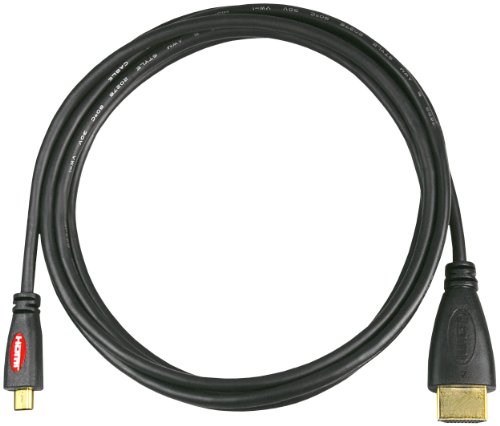 mumbi Micro HDMI Kabel 1080p – vergoldete Kontakte – HDMI Mikro Type D High Speed Kabel HDMI 1.4 / Verbindungskabel 1,5 Meter - 3