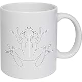 Azeeda 320ml 'Rana' Taza de Ceramica (MG00002970)