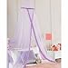 Produktbild Childrens Girls Bed Canopy Mosquito Fly Netting Net New 30x230cm - Purple Ruffle by Country Club