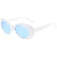 BOZEVON Retrò Occhiali da sole Ovali - Vintage UV400 Occhiali Donna & Uomo