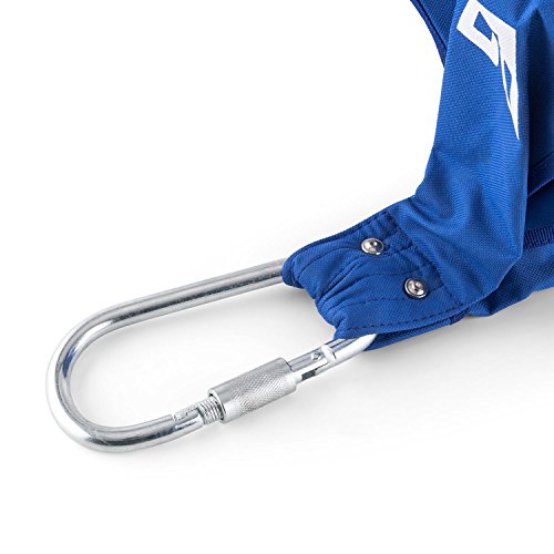 Capital Sports Armlug Ab Slings Bauchtrainingsschlaufen Armschlaufen Paar für Bauchtraining (weich gepolstert, Metall-Karabinerhaken, bis max. 120 kg Körpergewicht) schwarz oder blau - 5