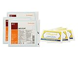 20 x Melolin Absorbent Dressing Pad 10 x 10cm with 20 x Oqard Saline Moist Wipes for First Aid, Wound Care Recovery & Bandage Replacement, Surgery Operation Recovery