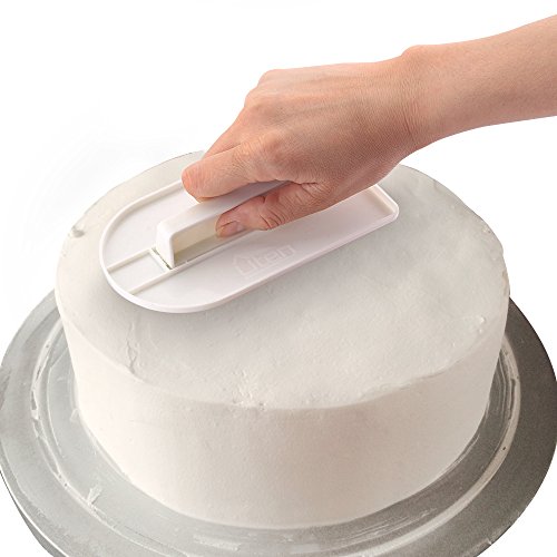 Uten® Torte Fondant Streichpalette Tortenglätter Tortendeko Glätter Palette Blätter - 4