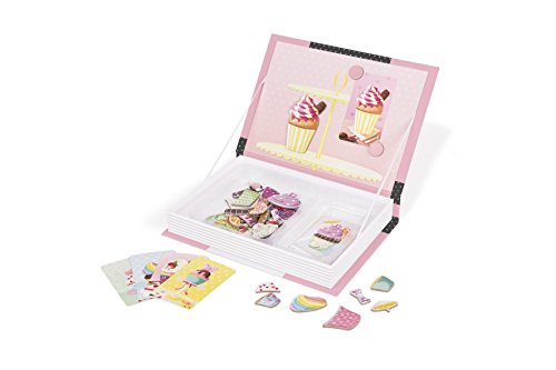 Janod Jura Toys J02781 Cupcakes Magnetic Book