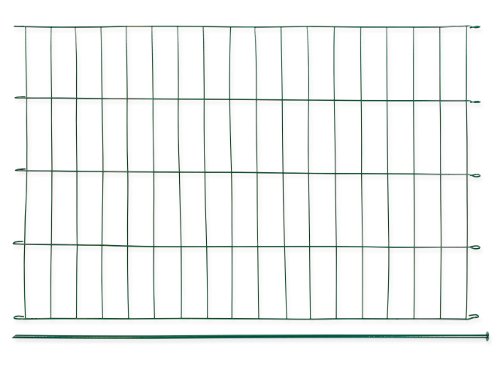 Metall Teichzaun – Set „Dorp“ 11 tlg. – 575 x 78 cm, Tiergehege, Gartenzaun, Campingzaun, Steckzaun, Zaunmatten, Hühnerzaun, Hundezaun, Katzenzaun, Rankhilfe - 3