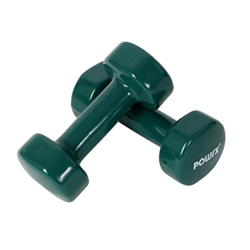 Vinyl Hanteln Gymnastikhanteln Ideal für Aerobic Pilates 0,5 kg – 10 kg | Kurzhantel Set in versch. Farben - 4